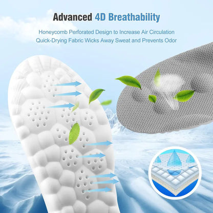 Unisex 4D Cloud Cushion Insoles – Buy 2 or 3 Pairs & Save More