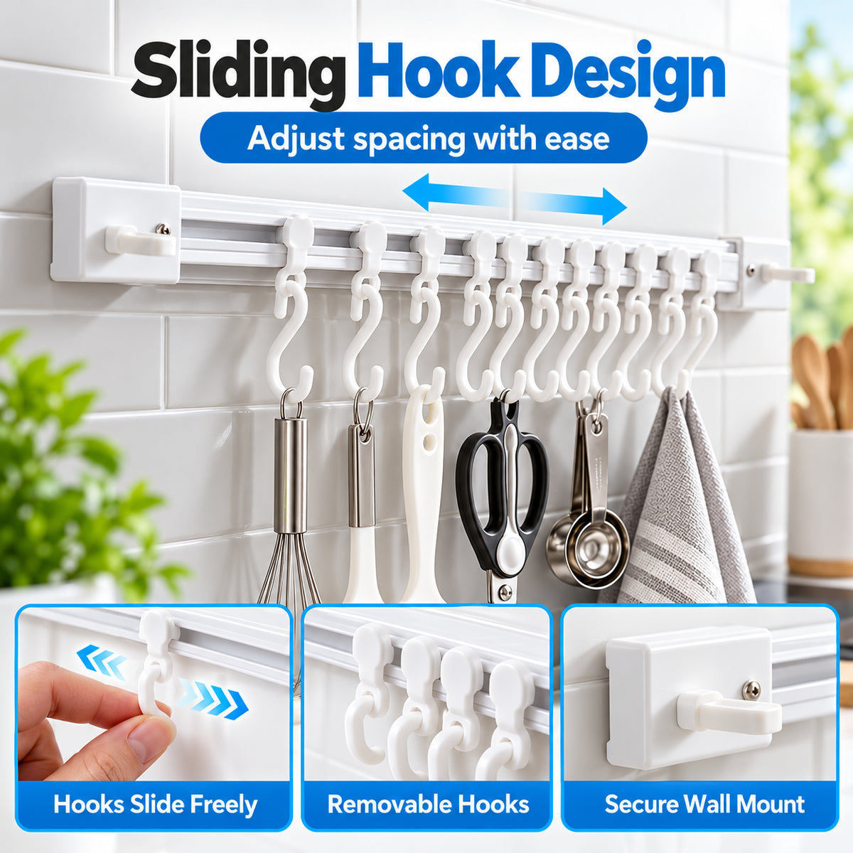 Multifunctional Slide Rail Hook