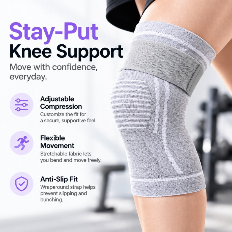 Adjustable Strap Knee Sleeve