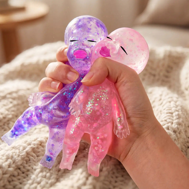 3-Pack Glitter Baby Dolls