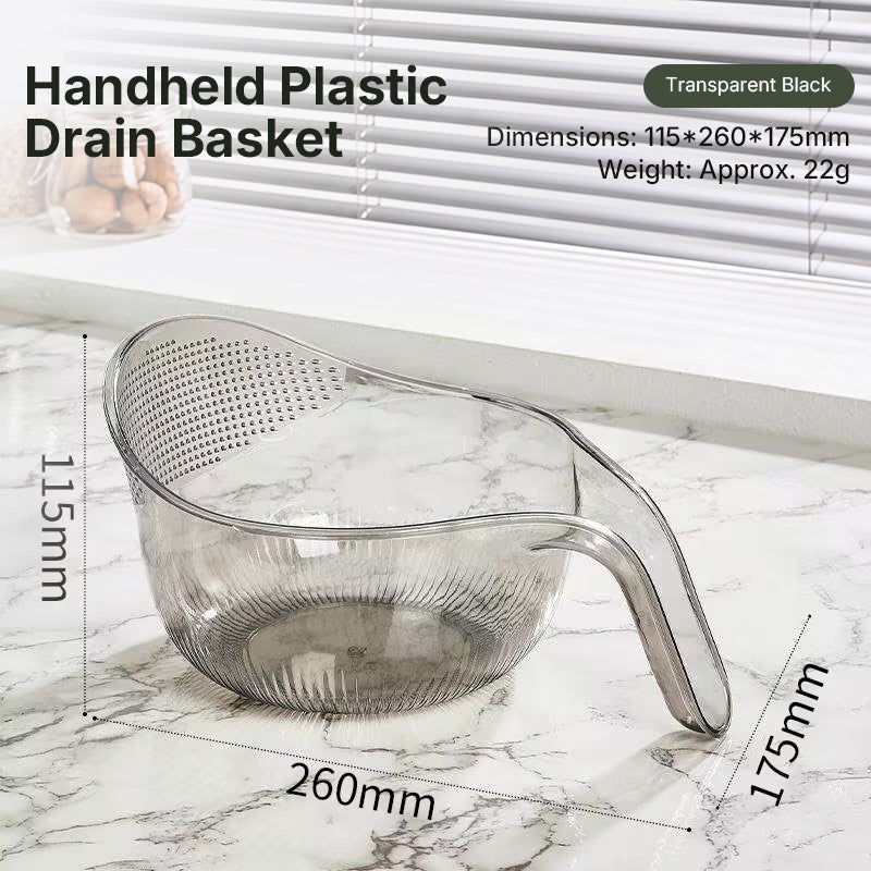 Multifunction Rice Strainer Bowl with Handle