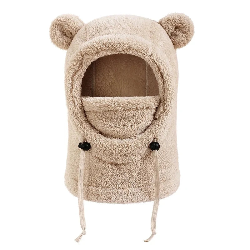 🎁 Kids' Cozy Bear Ear Balaclava – A Cute & Warm Gift for Kids 🐻