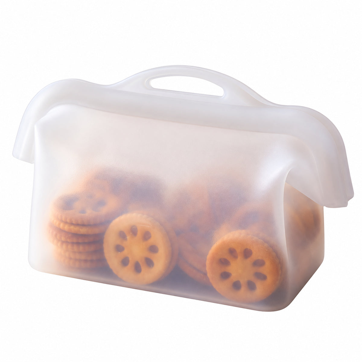 Reusable Silicone Food Storage Bags – Wide-Opening, Stand-Up, Leakproof & Refrigerator-Safe