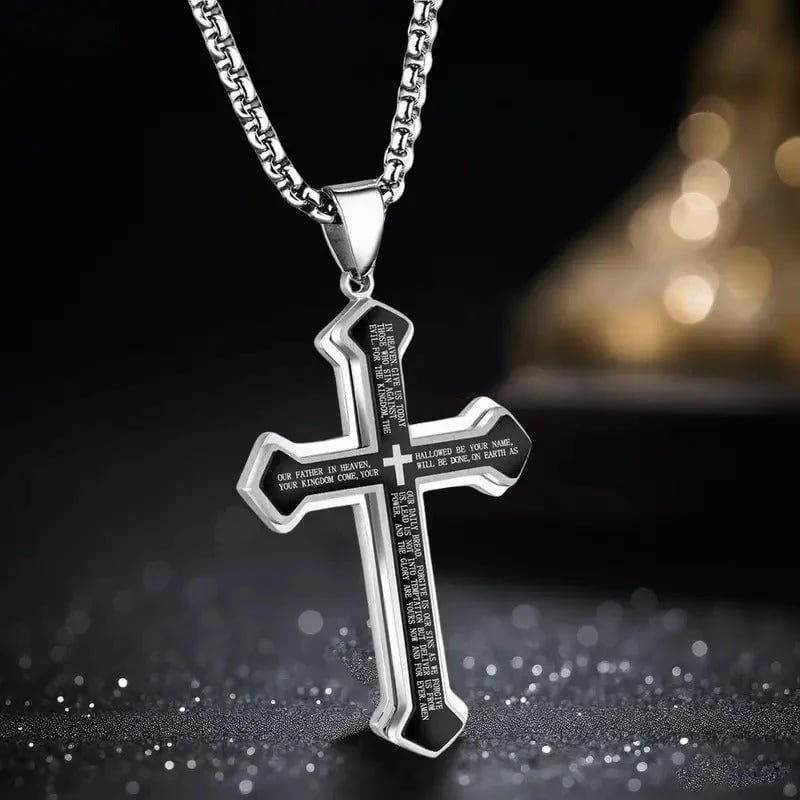 ✝️Lord's Prayer Cross Necklace