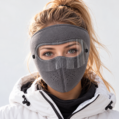 Winter Thermal Face Mask with Detachable Goggles