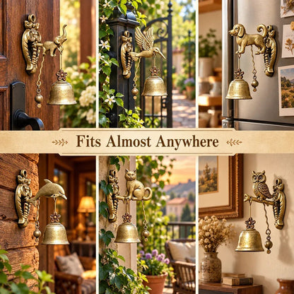 🔔✨ Vintage Animal Shaped Hanging Entry Chime | Front Porch & Farmhouse Wall Decor