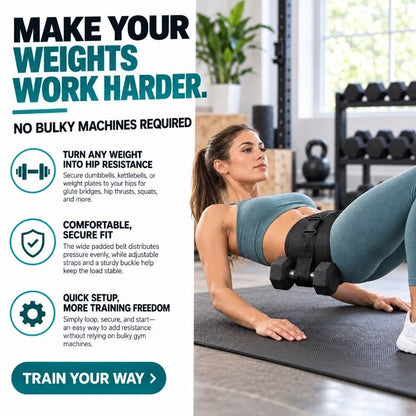 Portable Glute Bridge Belt