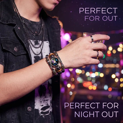 💥Last-day sale – 50% off♈ Glow-in-the-Dark Zodiac Bracelet – 12 Star Signs