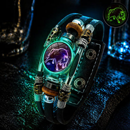 💥Last-day sale – 50% off♈ Glow-in-the-Dark Zodiac Bracelet – 12 Star Signs