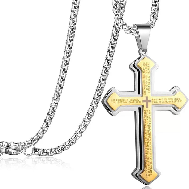 ✝️Lord's Prayer Cross Necklace