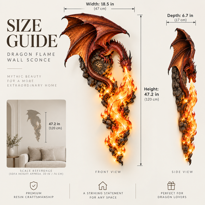 🔥Last Day 49% OFF -🐉 Dragonfire Guardian™ Wall Sconce – A Legendary Flame Awakens🔥