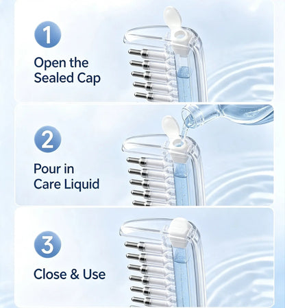 Refillable Scalp Oil Applicator Comb