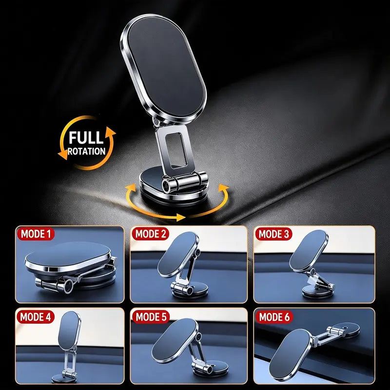 🥳2026 HOT SALE🥳360° Foldable Magnetic Car Phone Mount