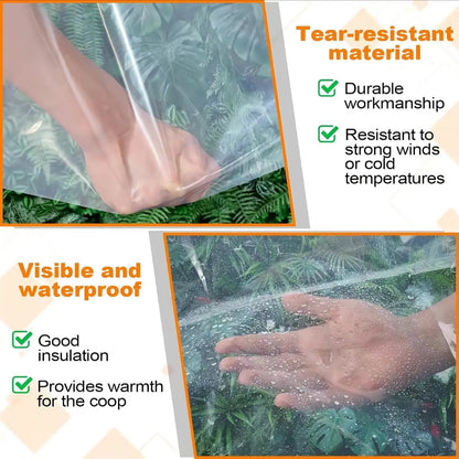 🌧️ Clear Waterproof Tarp – Heavy-Duty Patio & Outdoor Furniture Cover 🏡