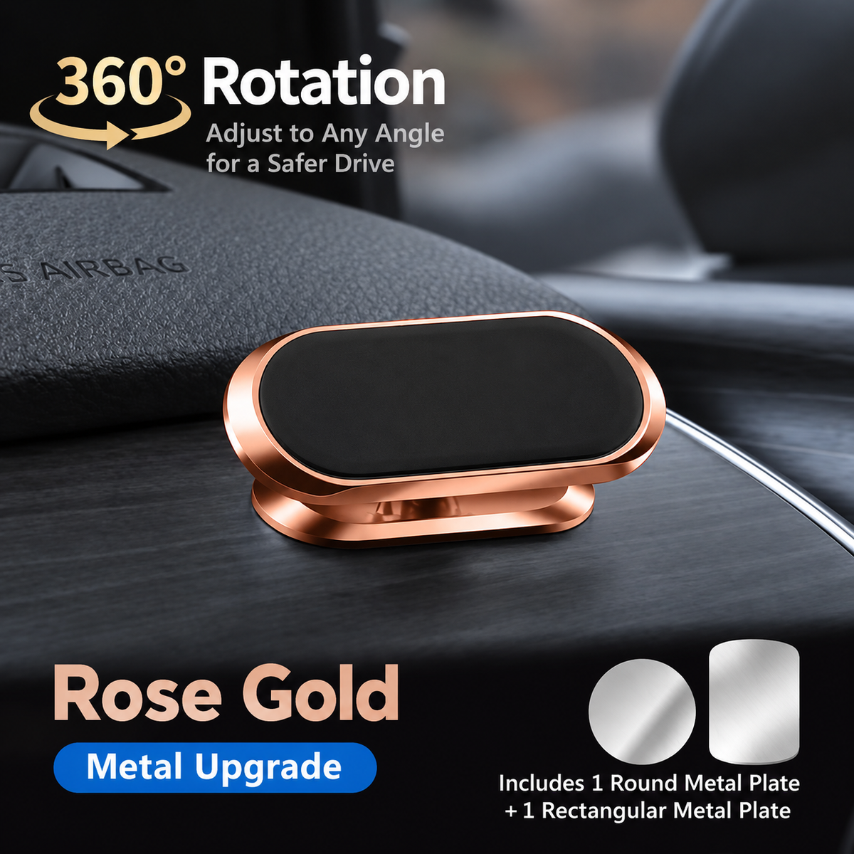 Foldable Zinc Alloy Phone Mount
