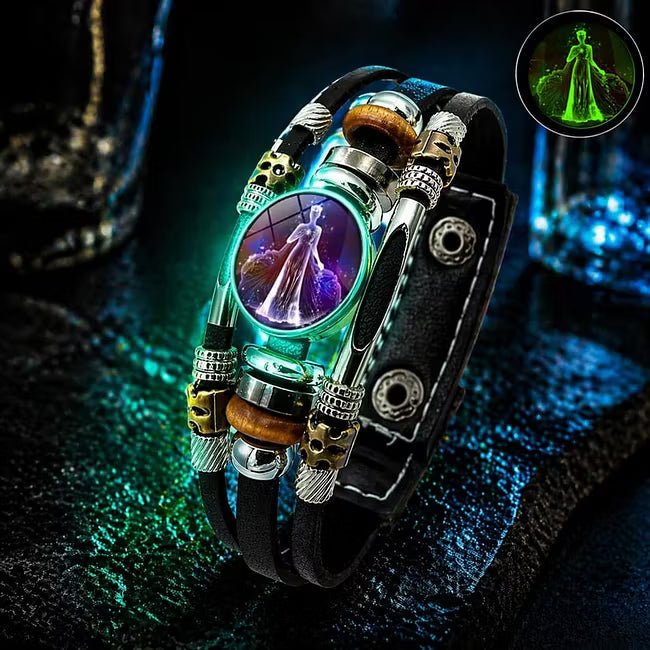 💥Last-day sale – 50% off♈ Glow-in-the-Dark Zodiac Bracelet – 12 Star Signs