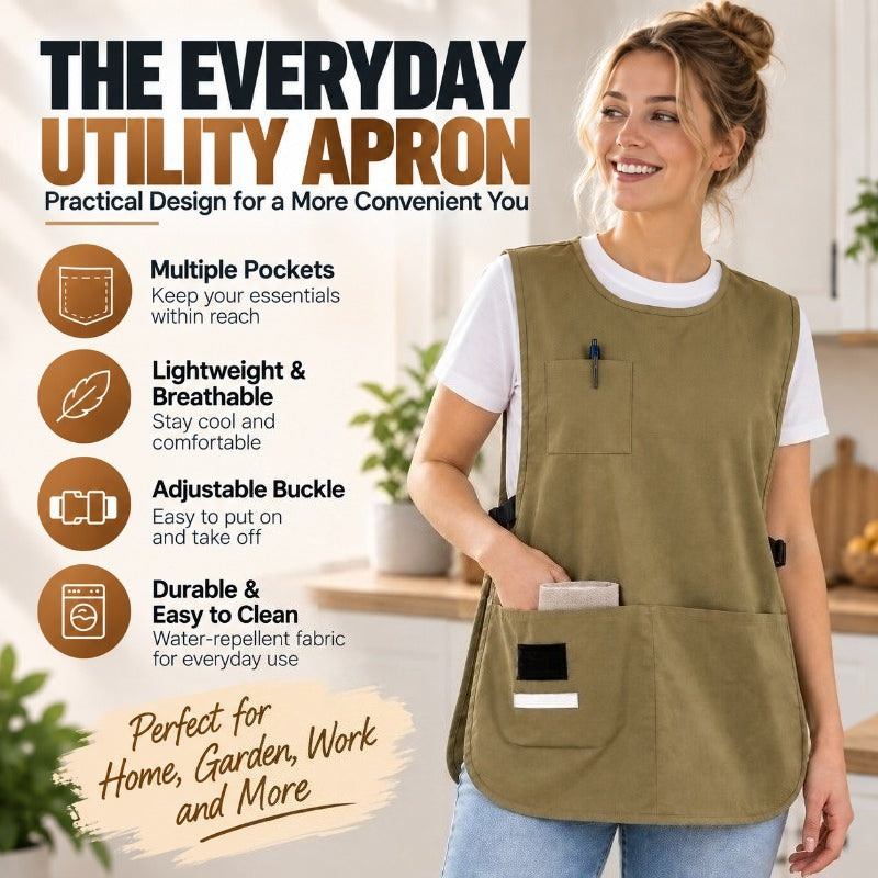 Adjustable Buckle Vest Apron
