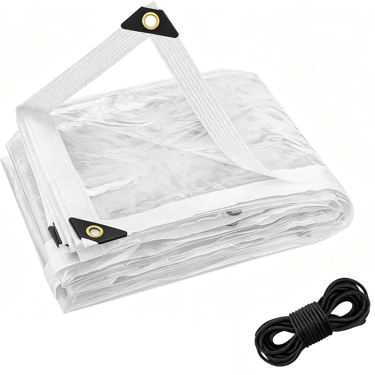 🌧️ Clear Waterproof Tarp – Heavy-Duty Patio & Outdoor Furniture Cover 🏡