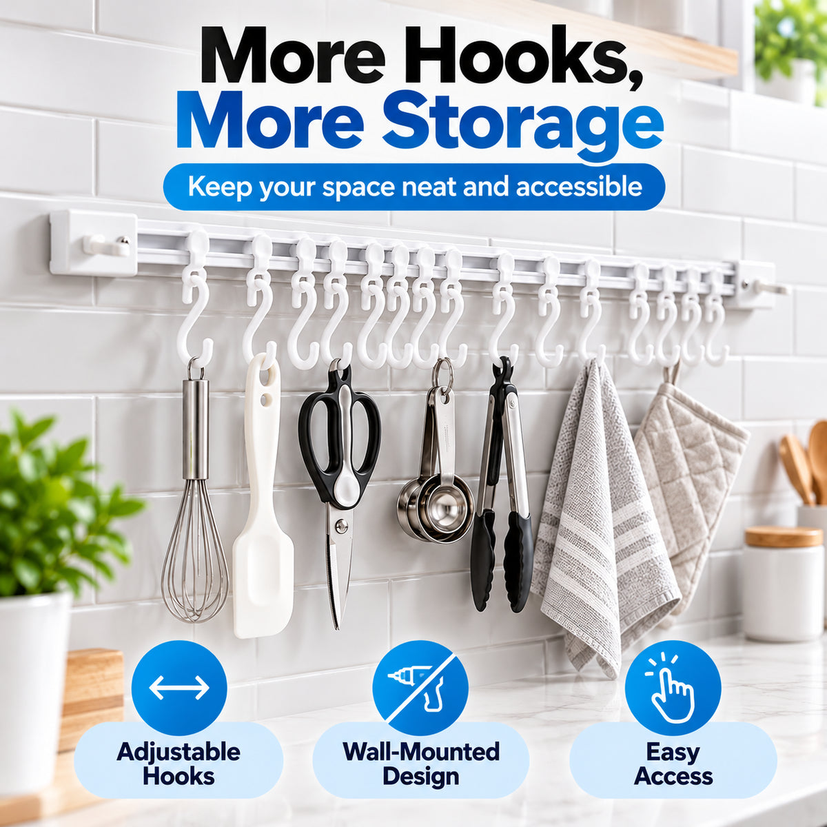 Multifunctional Slide Rail Hook