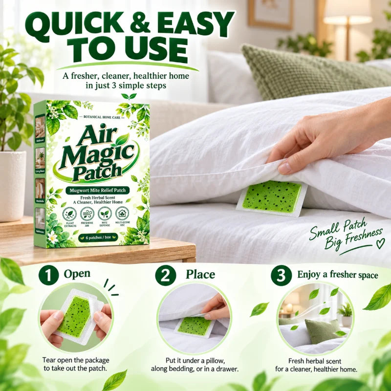 🌿Long-lasting Mugwort Mite Relief Patch-1 Pack (6 Patches)