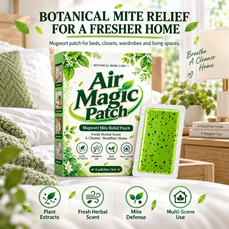 🌿Long-lasting Mugwort Mite Relief Patch-1 Pack (6 Patches)