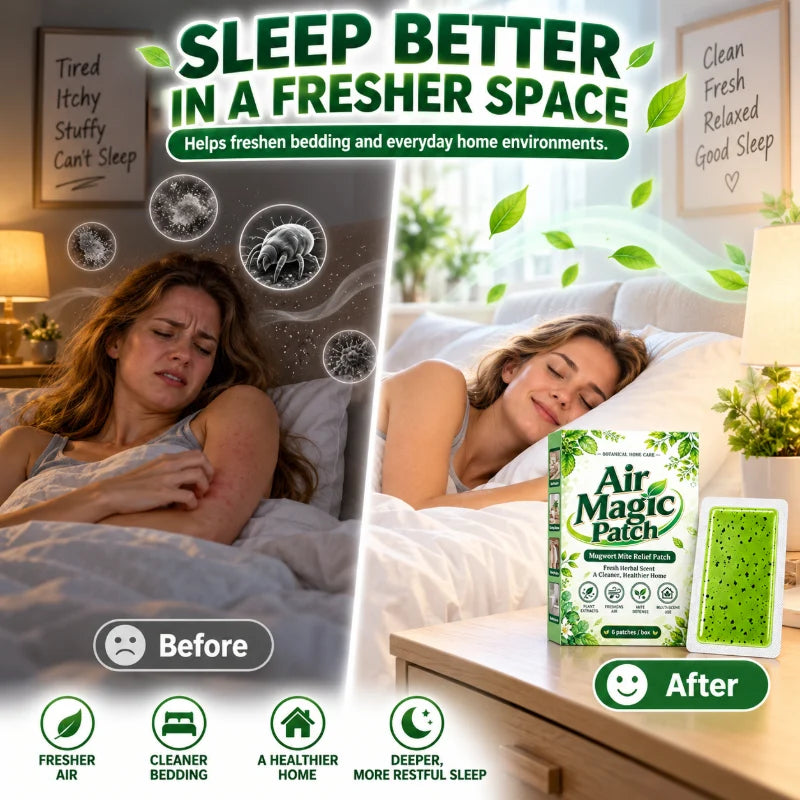 🌿Long-lasting Mugwort Mite Relief Patch-1 Pack (6 Patches)
