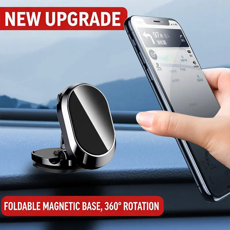 🥳2026 HOT SALE🥳360° Foldable Magnetic Car Phone Mount