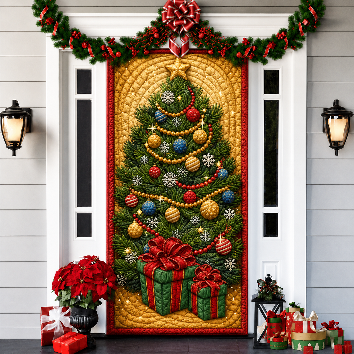 🌟2026 3D Christmas front door decoration