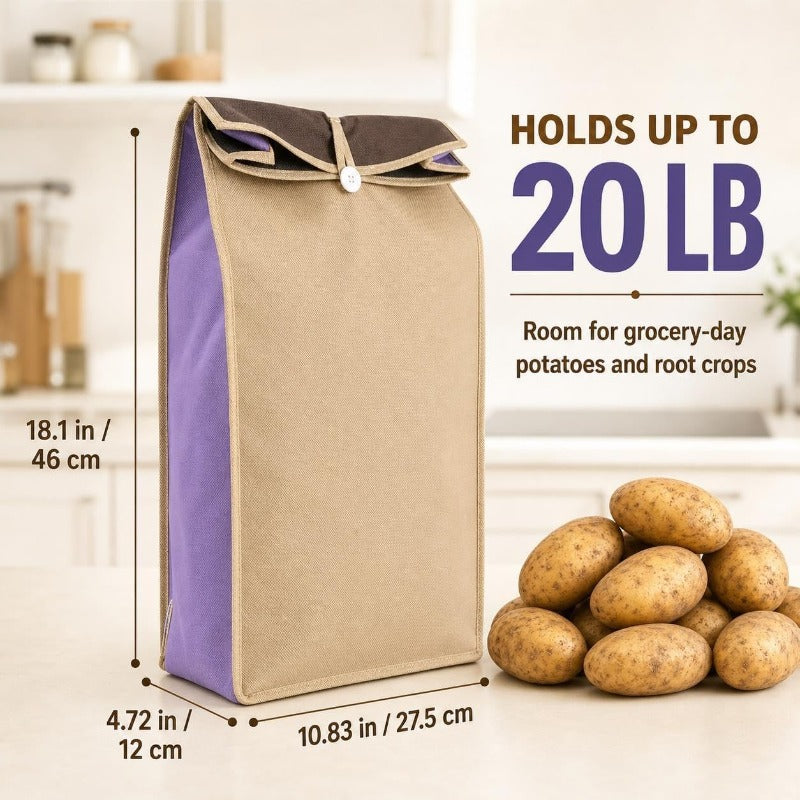 Light-Blocking Potato Organizer