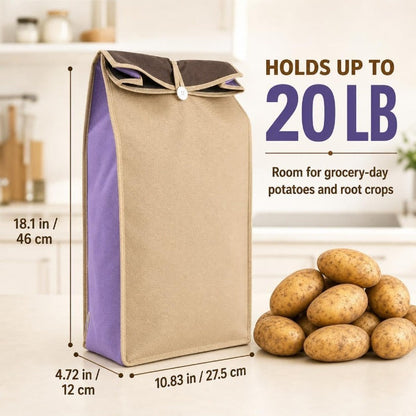 Light-Blocking Potato Organizer