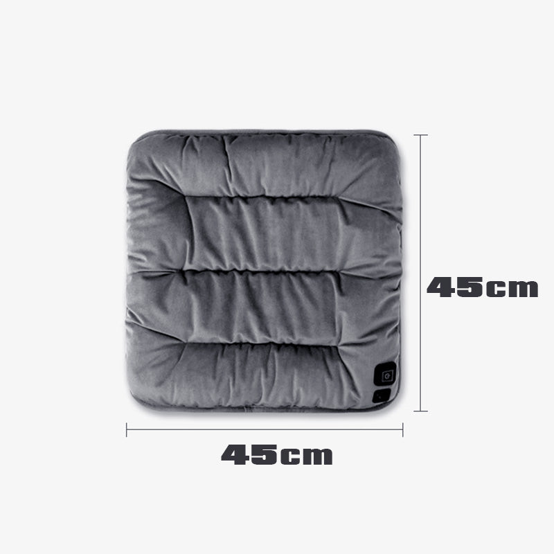 Heated cushion dimensions 45 by 45 centimeters