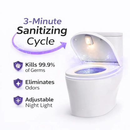 Self Cleaning UV Toilet Sanitizer & Night Light Nolara