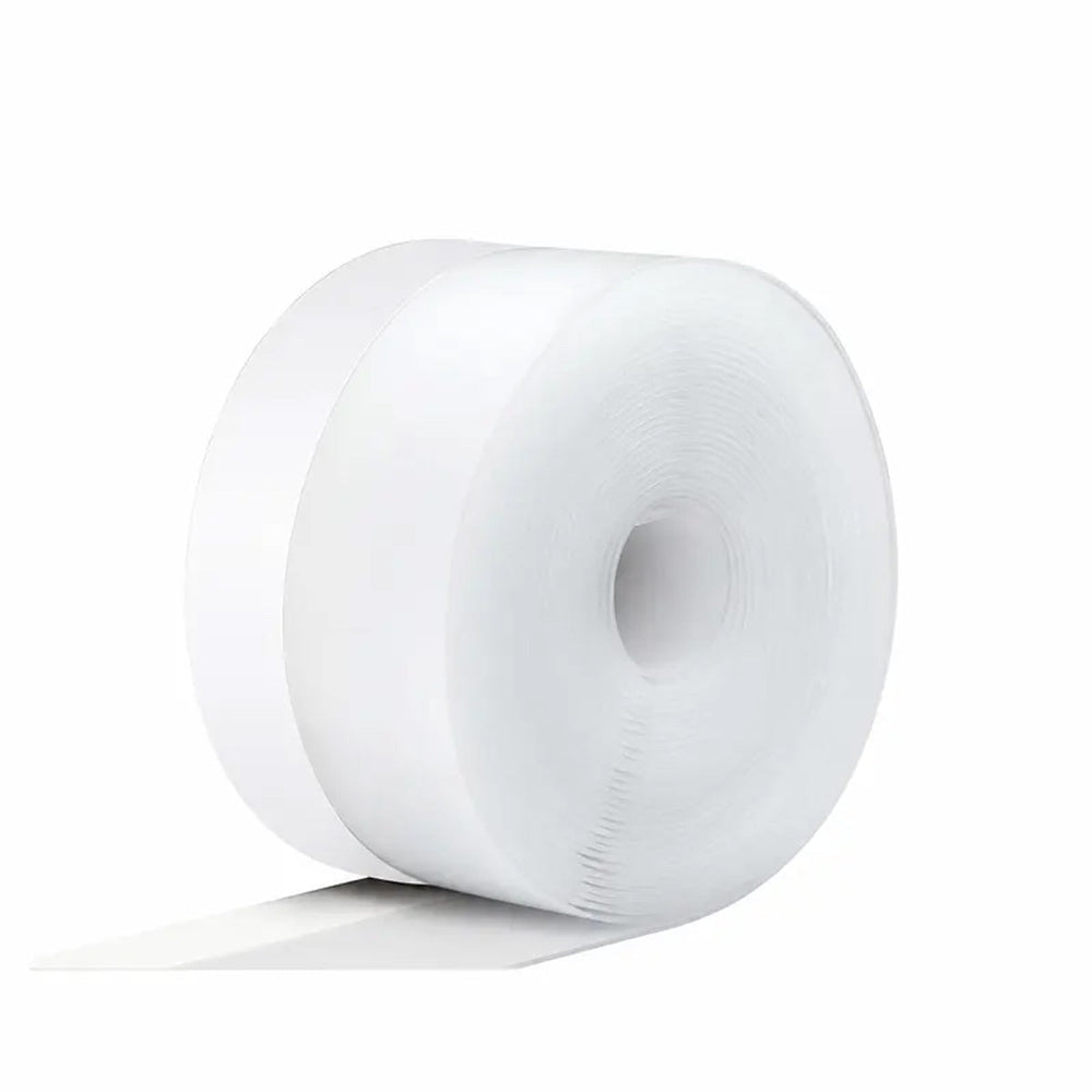 White silicone adhesive weather strip roll
