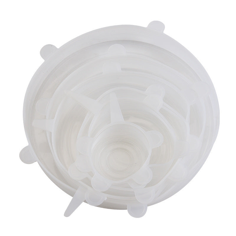 Reusable Stretch Silicone Bowl Lids (6-Pack)