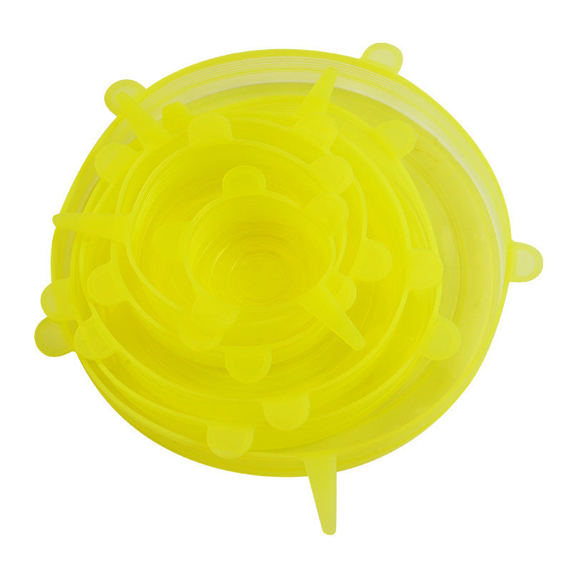 Reusable Stretch Silicone Bowl Lids (6-Pack)