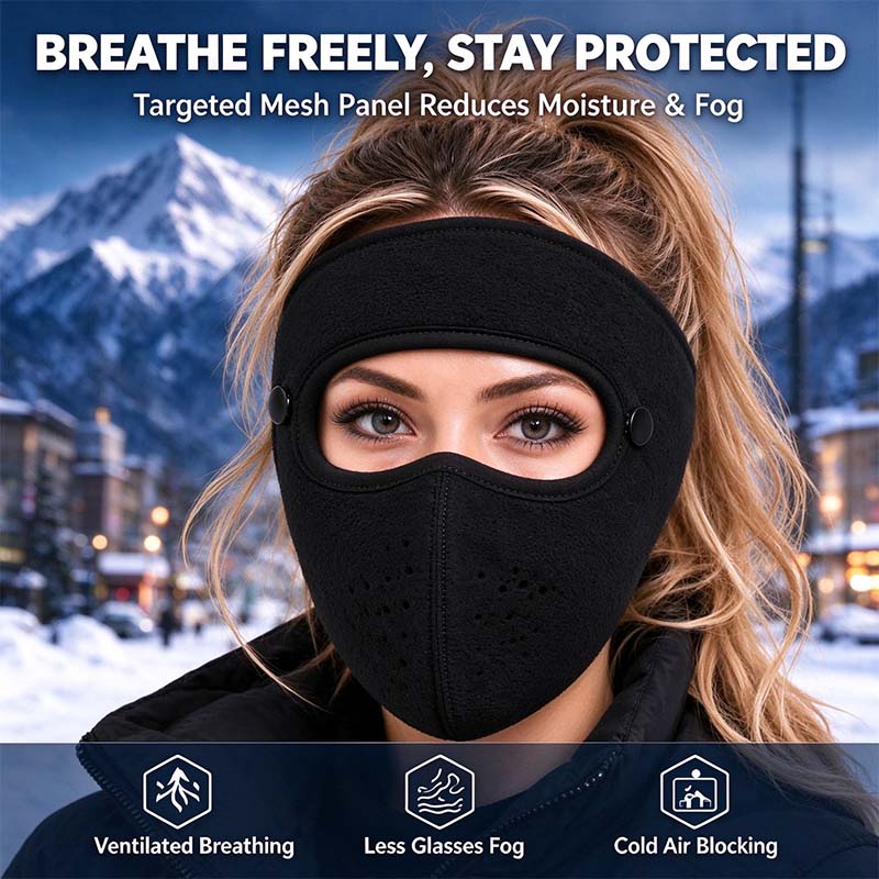 Breathable mouth panel construction