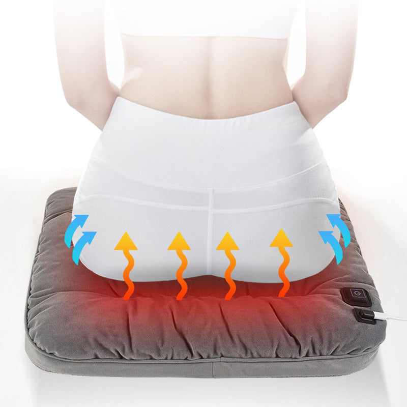 Heat spreading through seat cushion