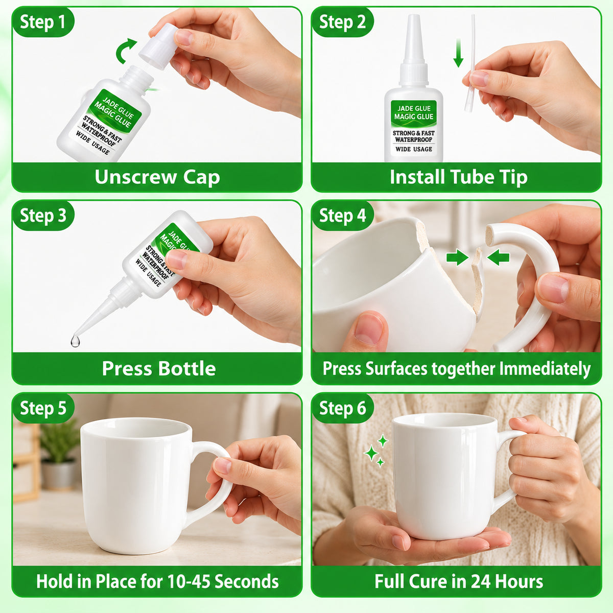 4-Pack Fast-Setting Super Glue