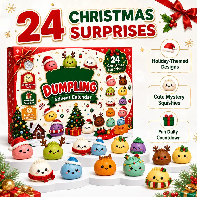 🎁🥟Christmas Dumpling Squishy Blind Box