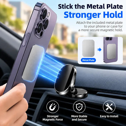 🥳2026 HOT SALE🥳360° Foldable Magnetic Car Phone Mount