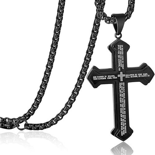✝️Lord's Prayer Cross Necklace