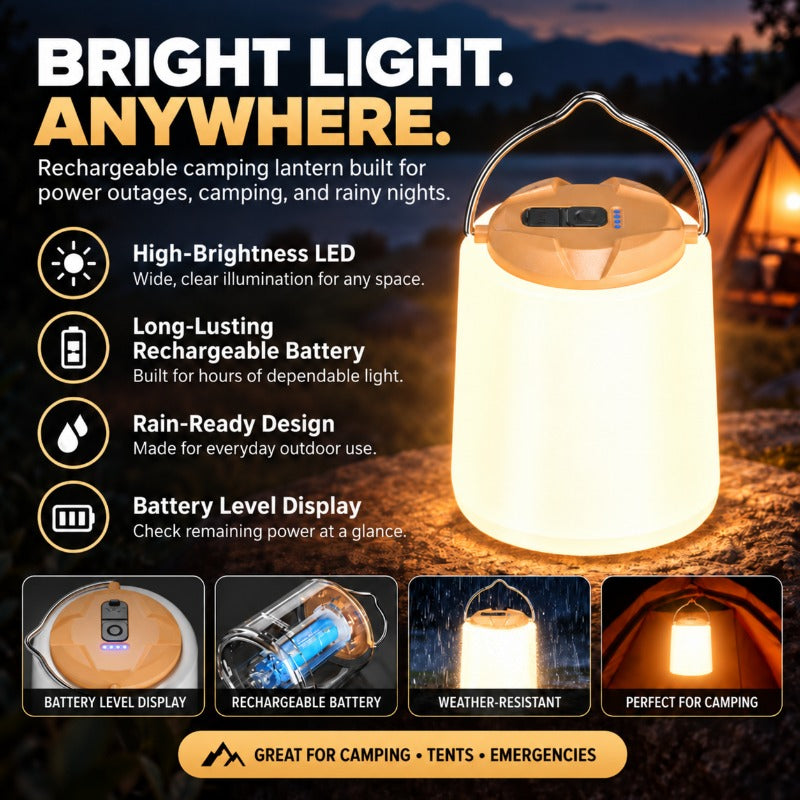 Portable LED Camping Lantern