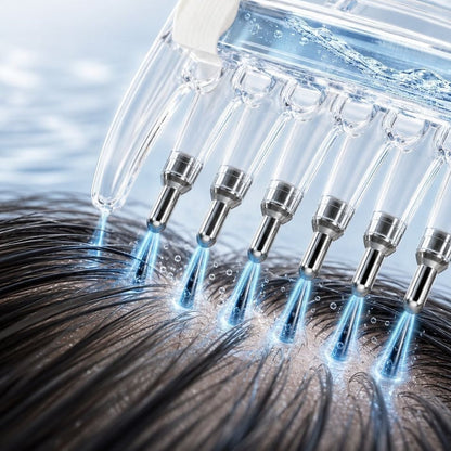 Refillable Scalp Oil Applicator Comb