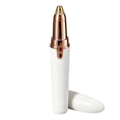 ⏰Electric Eyebrow Trimmer Pen with LED Light – USB Rechargeable Precision Hair Remover