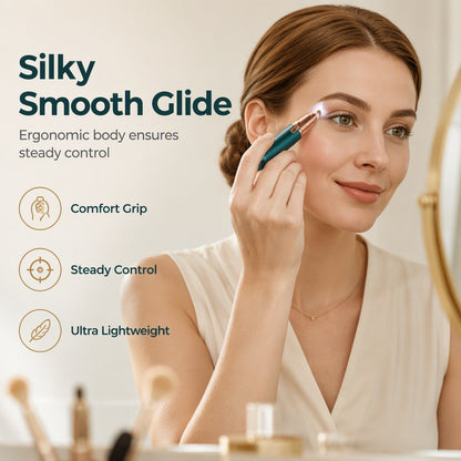 ⏰Electric Eyebrow Trimmer Pen with LED Light – USB Rechargeable Precision Hair Remover