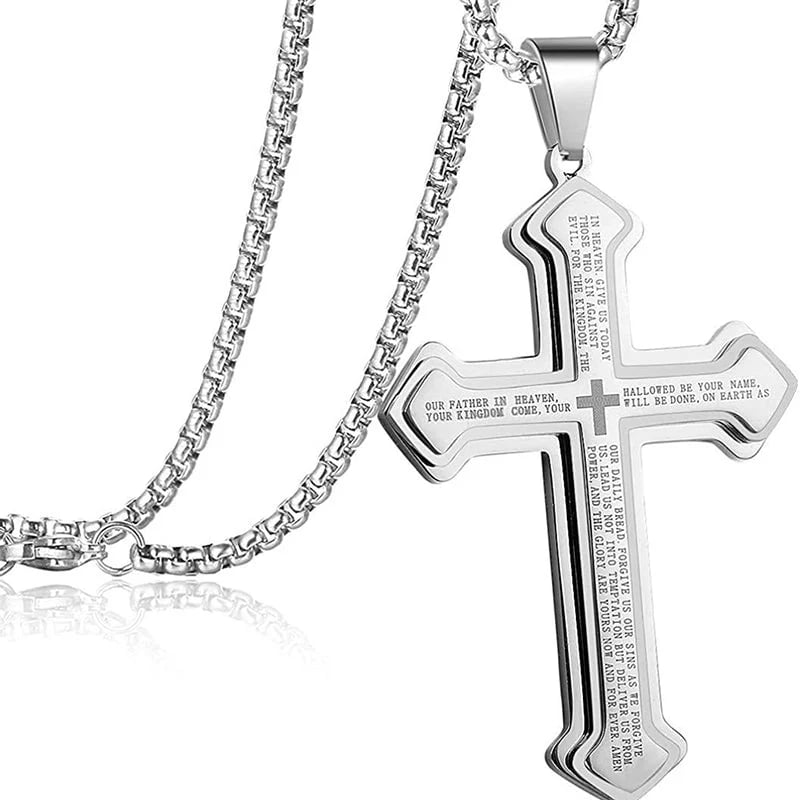 ✝️Lord's Prayer Cross Necklace