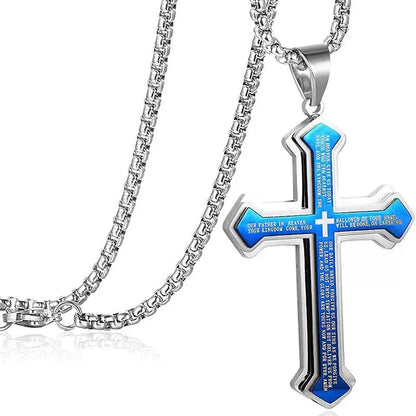 ✝️Lord's Prayer Cross Necklace