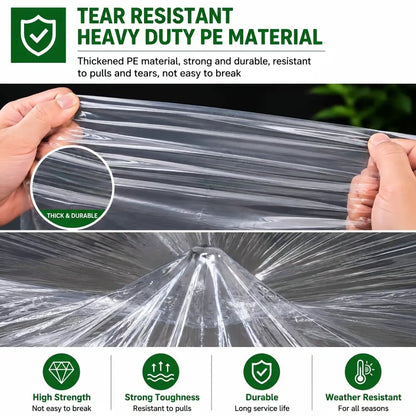 🌧️ Clear Waterproof Tarp – Heavy-Duty Patio & Outdoor Furniture Cover 🏡