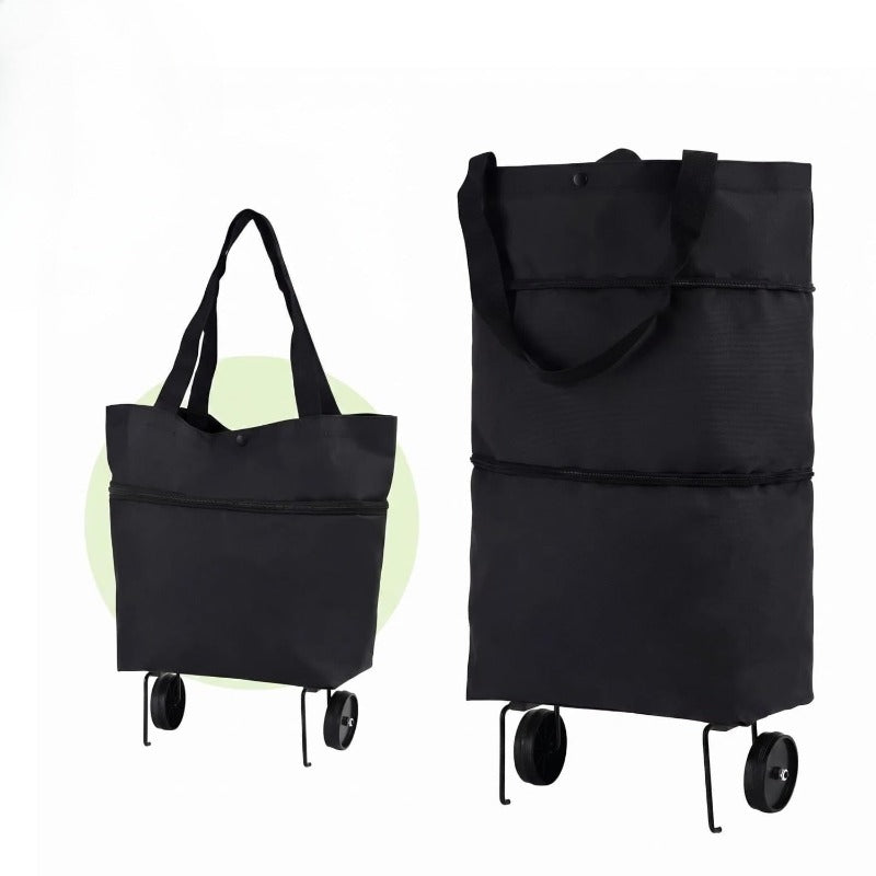 Rolling Grocery Tote Bag