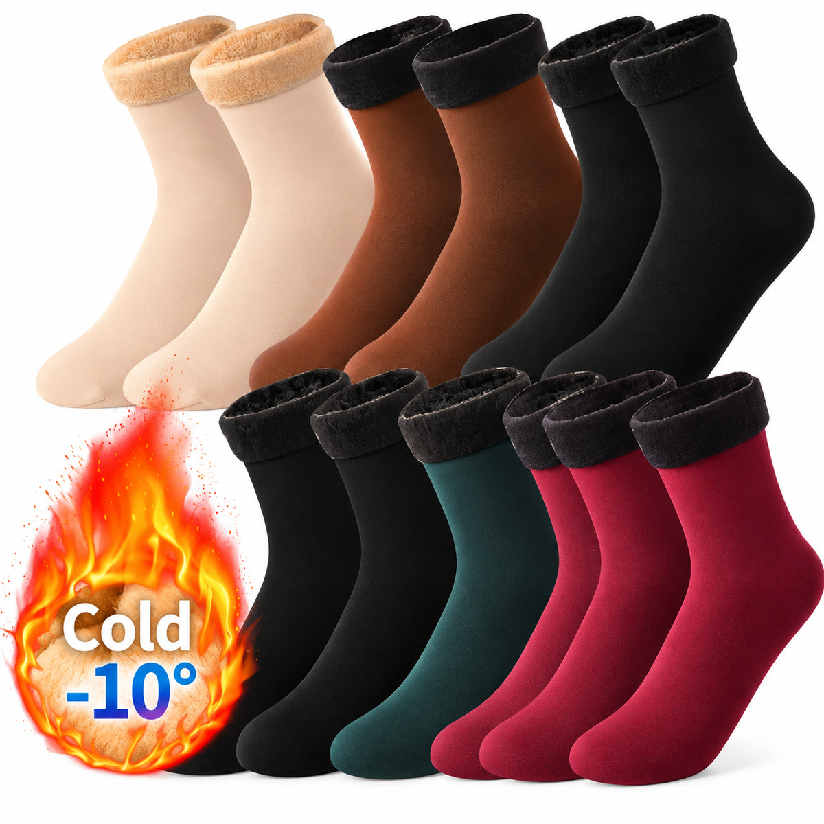 Cozy Winter Slipper Socks
